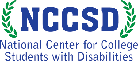 logo for National Center for College Students with Disabilities